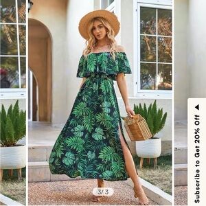 NEW Margot Off-shoulder Ruffle A-Shape Dress